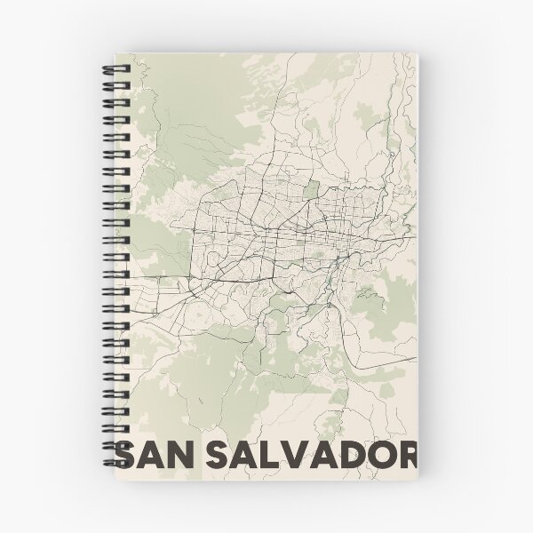 Item preview, San Salvador Map designed and sold by MapsNerd.