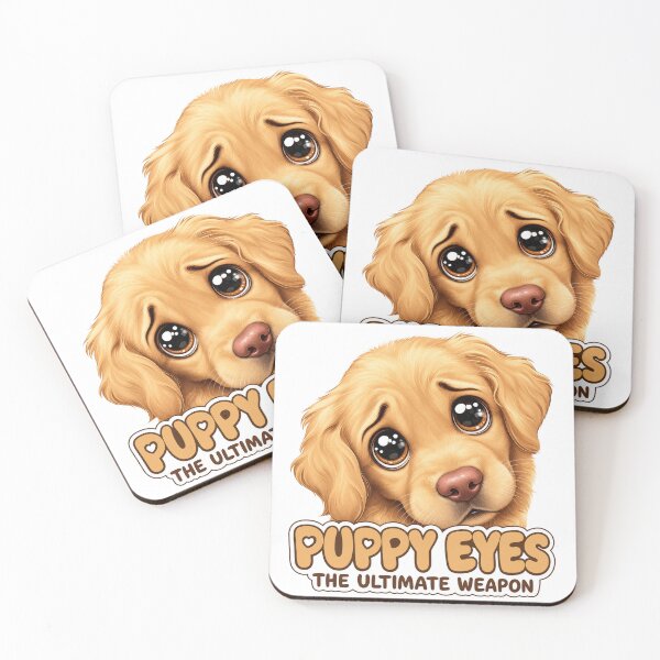 Item preview, Golden Retriever Puppy Eyes designed and sold by zoughlal.