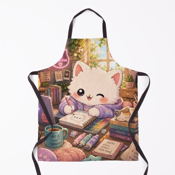 Item preview, Mochi Neko Study Time designed and sold by soul-so-happy.