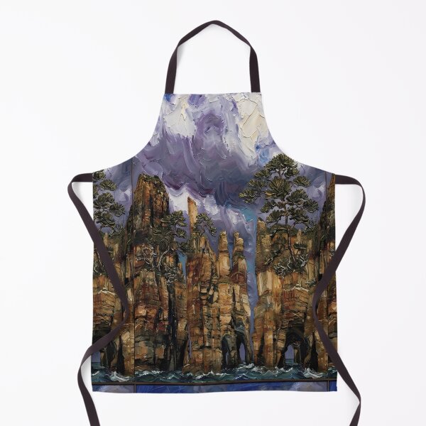 Item preview, The Whispering Rocks under the Swirling Sky designed and sold by MByunArt.