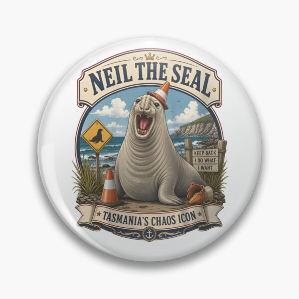 Item preview, Neil the Seal designed and sold by CoquetteGoose.