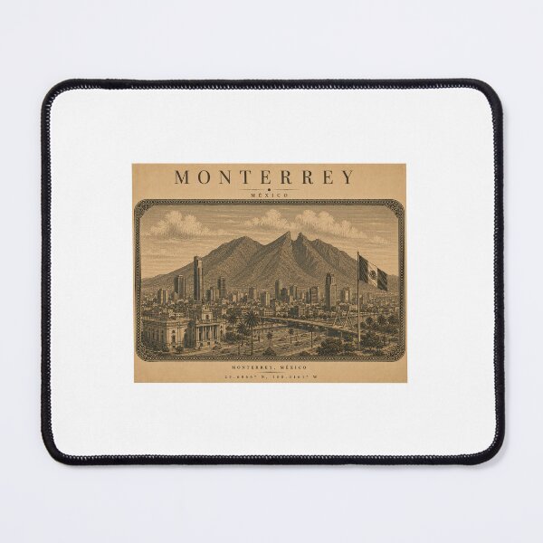 Item preview, Monterrey | Vintage Travel City Design designed and sold by Fm204.