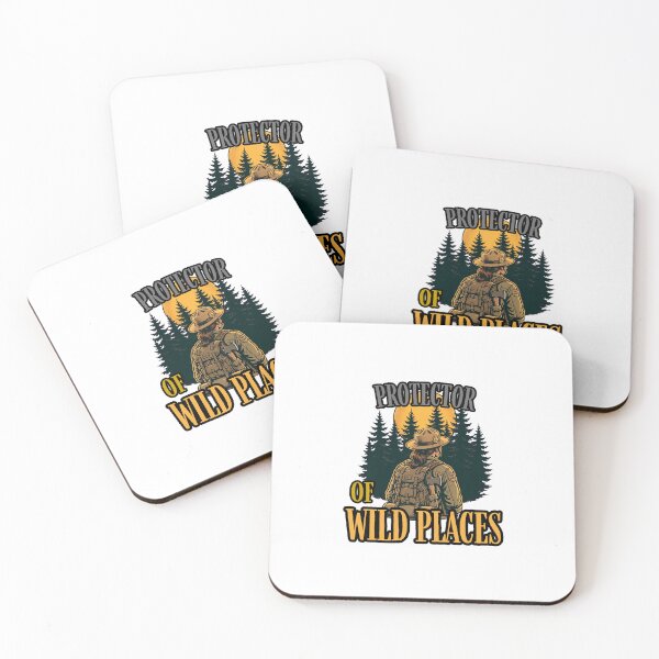 Item preview, Protector of Wild Places - Female Park Ranger Forest Sunset designed and sold by Neurospicy Trolls.