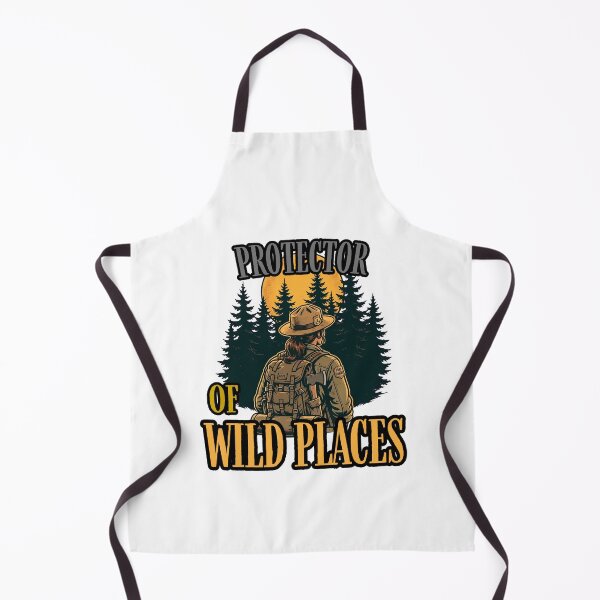 Item preview, Protector of Wild Places - Female Park Ranger Forest Sunset designed and sold by Neurospicy Trolls.