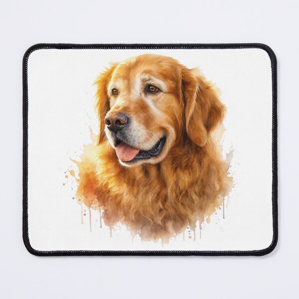 Item preview, Golden Retriever Watercolor Portrait designed and sold by zoughlal.