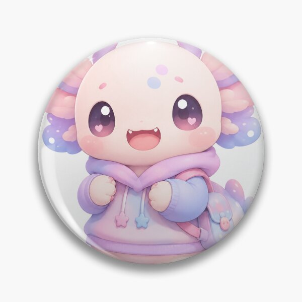 Item preview, Pastel Kawaii Axolotl Hoodie Buddy designed and sold by VoxelEstudi0nic.