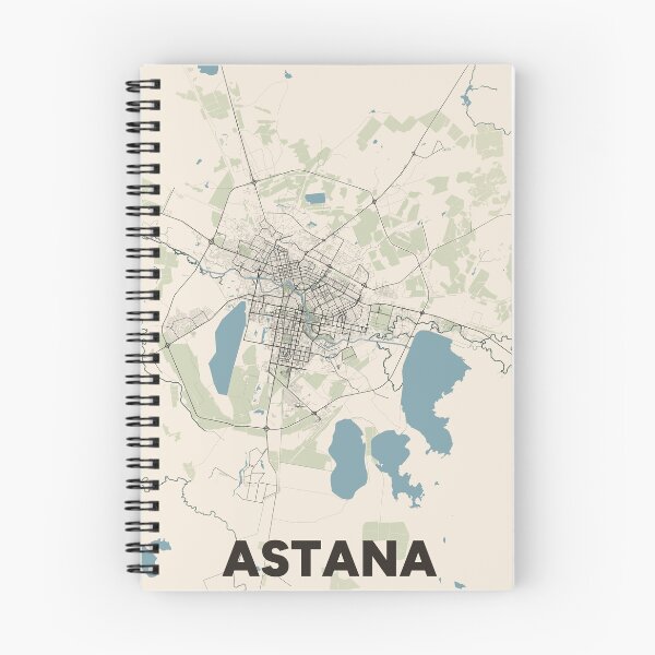 Item preview, Astana Map designed and sold by MapsNerd.