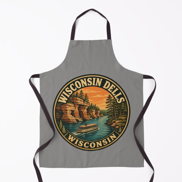 Item preview, Wisconsin Dells Vintage River Canyon Travel Badge designed and sold by American Travels.
