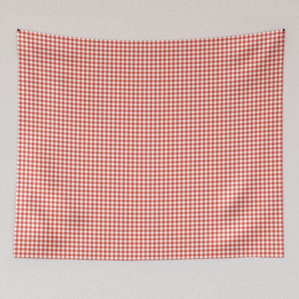 Item preview, Red and White Gingham Pattern | Classic Picnic Red Checkered | Vintage Red Gingham Print | Retro Red and White Check Pattern | Farmhouse Red Gingham designed and sold by VivaFy.