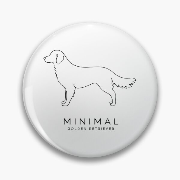 Item preview, Minimal Golden Retriever Line designed and sold by zoughlal.