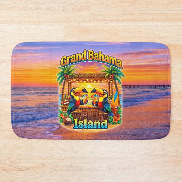 Item preview, Grand Bahama Island – Tropical Toucan Sunset Paradise designed and sold by MysticOzzy.