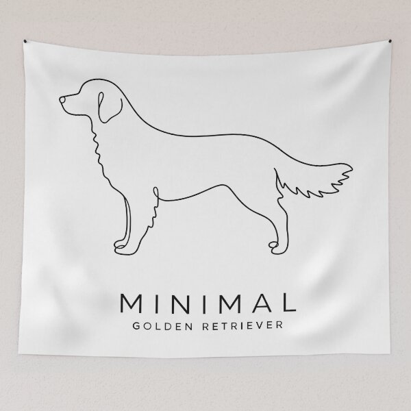 Item preview, Minimal Golden Retriever Line designed and sold by zoughlal.