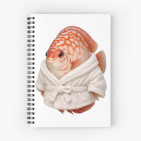 Item preview, Relaxing Bathrobe Discus Fish designed and sold by Sillytoe.