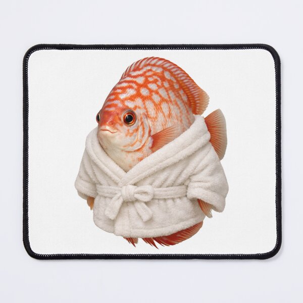 Item preview, Relaxing Bathrobe Discus Fish designed and sold by Sillytoe.