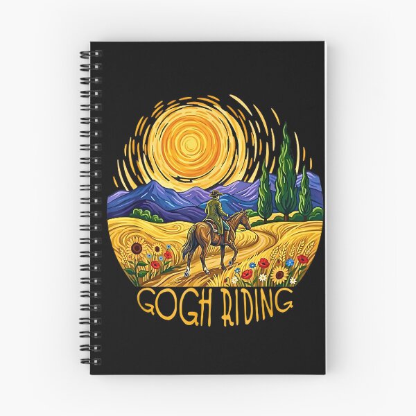 Item preview, Gogh Riding Funny Van Gogh Horse Starry Night Cowboy designed and sold by Rahamkshop.
