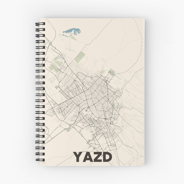 Item preview, Yazd Map designed and sold by MapsNerd.