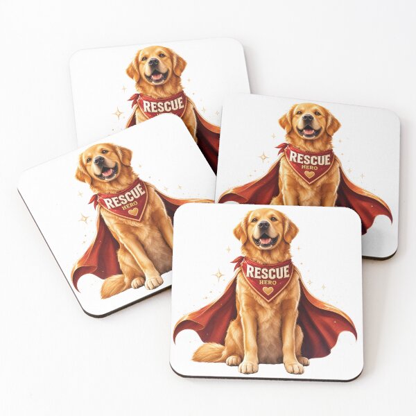Item preview, Rescue Golden Retriever Hero designed and sold by zoughlal.