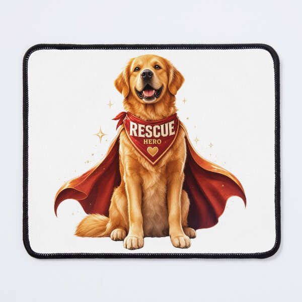 Item preview, Rescue Golden Retriever Hero designed and sold by zoughlal.