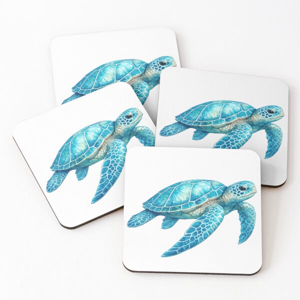 Item preview, Blue Sea Turtle – Watercolor designed and sold by OTSC.