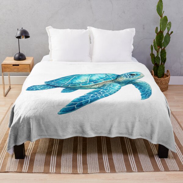 Item preview, Blue Sea Turtle – Watercolor designed and sold by OTSC.