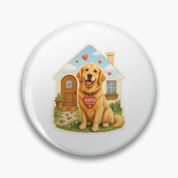 Item preview, Adopted Golden Retriever Love designed and sold by zoughlal.
