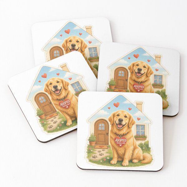 Item preview, Adopted Golden Retriever Love designed and sold by zoughlal.