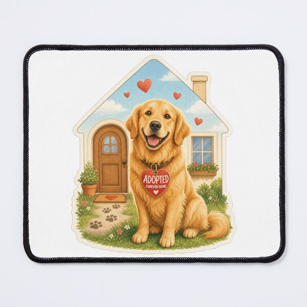 Item preview, Adopted Golden Retriever Love designed and sold by zoughlal.