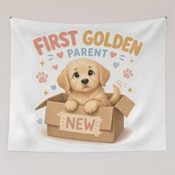 Item preview, First Golden Retriever Parent designed and sold by zoughlal.