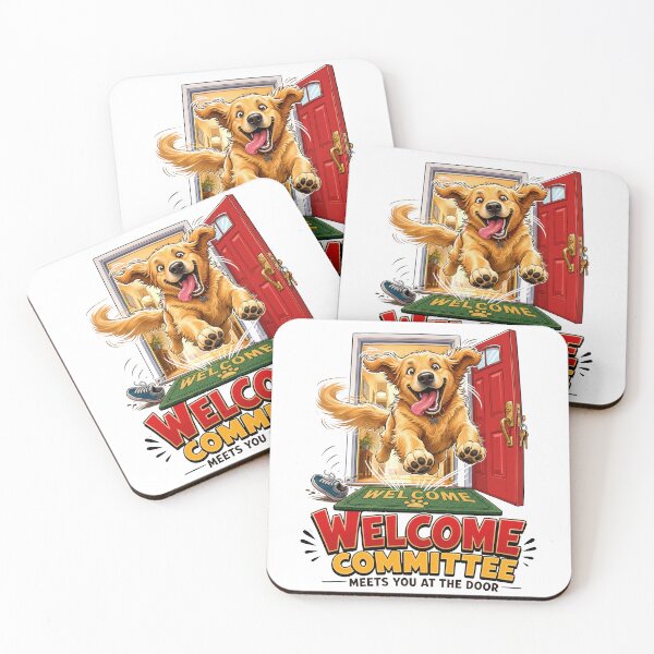 Item preview, Golden Retriever Welcome Committee designed and sold by zoughlal.