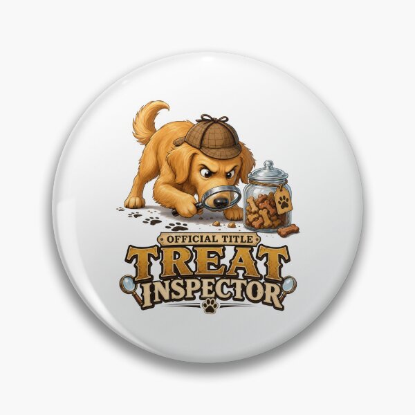 Item preview, Golden Retriever Treat Inspector designed and sold by zoughlal.