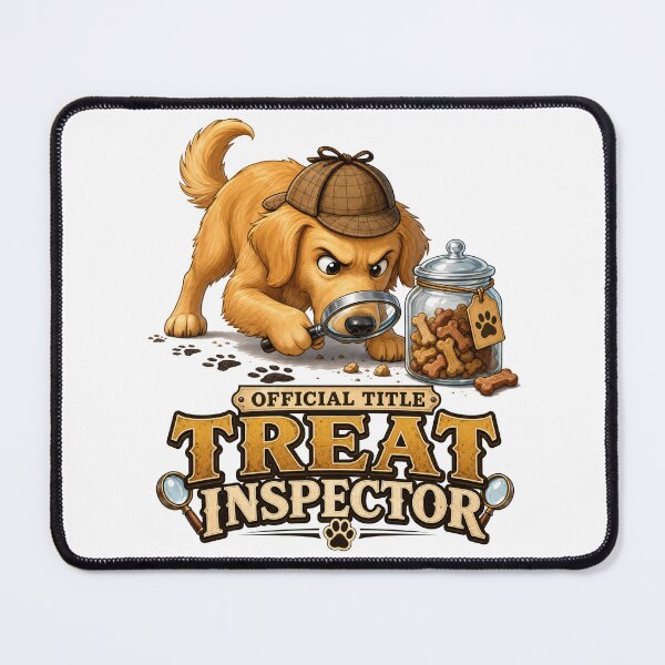 Item preview, Golden Retriever Treat Inspector designed and sold by zoughlal.