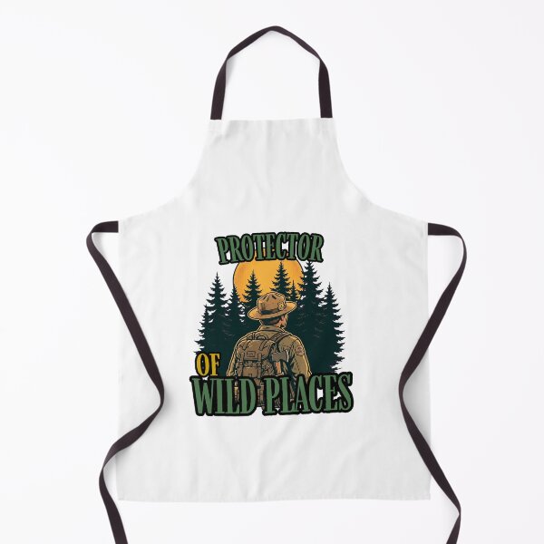 Item preview, Protector of Wild Places - Vintage Male Park Ranger Forest Sunset designed and sold by Neurospicy Trolls.