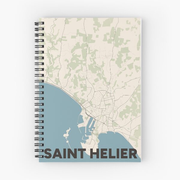 Item preview, Saint Helier Map designed and sold by MapsNerd.