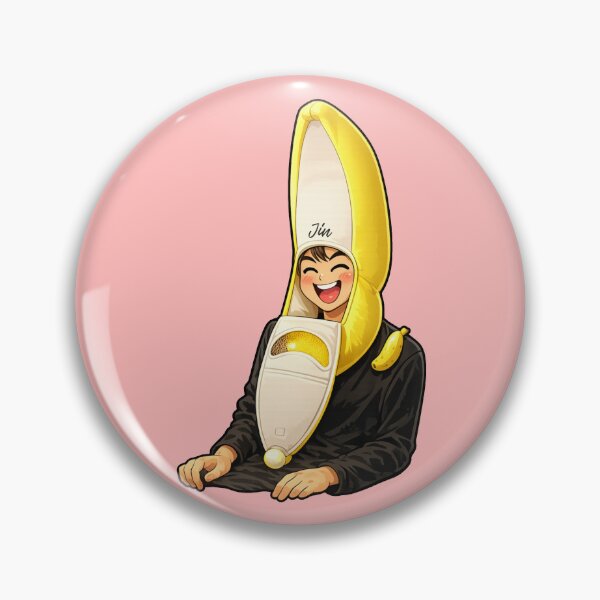 Item preview, BTS cute banana Jin | debut Seok Jin in banana outfit art | run bts show | BTS WWH  designed and sold by moteesshop.