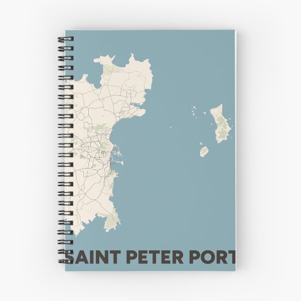 Item preview, Saint Peter Port Map designed and sold by MapsNerd.