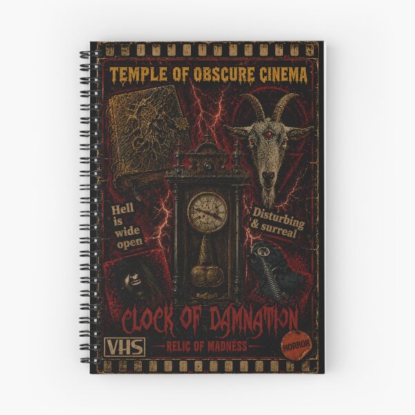 Item preview, Clock of Damnation | Occult VHS Horror designed and sold by Schattenzwirn.