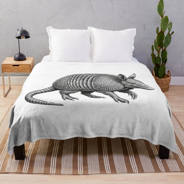 Item preview, Armadillo - Realistic Minimalistic Black and White designed and sold by Minimalisticaly.