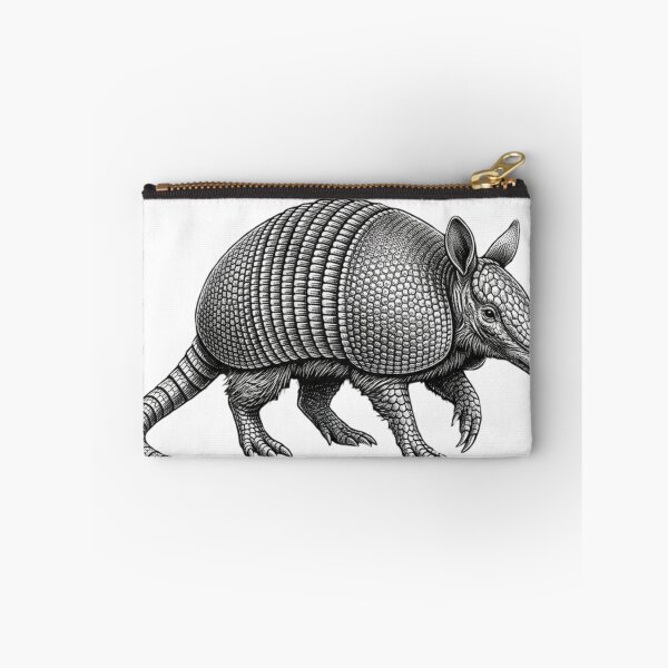 Item preview, Armadillo - Realistic Minimalistic Black and White designed and sold by Minimalisticaly.