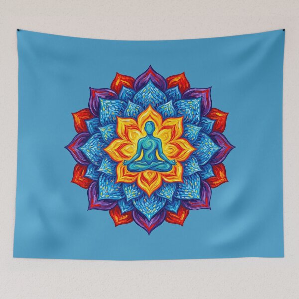 Item preview, Colorful Mandala Lotus Meditation Zen Yoga designed and sold by TeeARTHY.