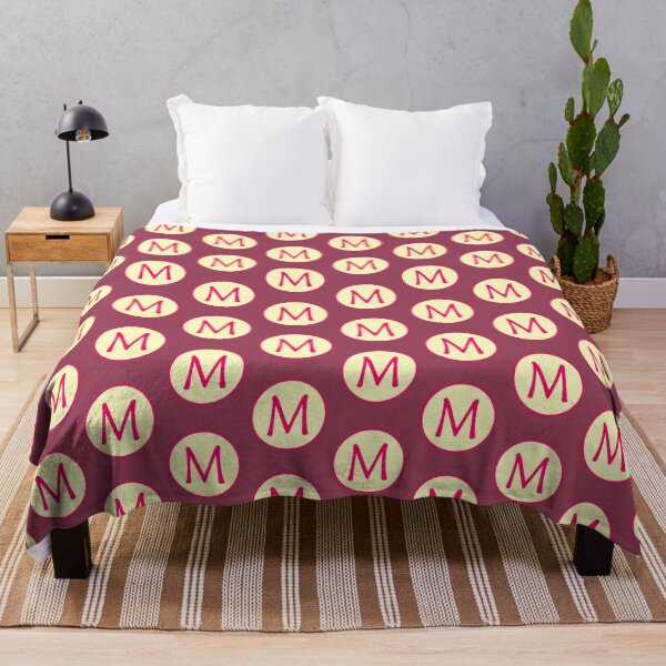 Item preview, Pink Alphabet Letter M Circle designed and sold by Jeallan Designs.
