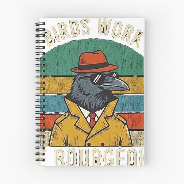 Item preview, The Birds Work For The Bourgeoisie Vintage Gift Women Men designed and sold by weirdcountry.