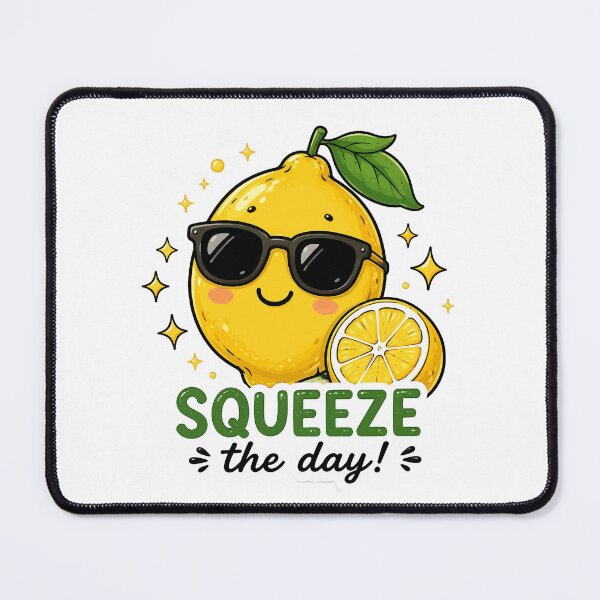 Item preview, Squeeze the Day Cute Lemon | Funny Citrus Pun | Kawaii Summer Motivation designed and sold by RidaSalArt.