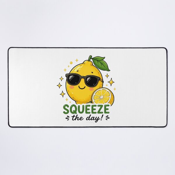 Item preview, Squeeze the Day Cute Lemon | Funny Citrus Pun | Kawaii Summer Motivation designed and sold by RidaSalArt.