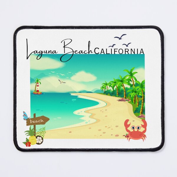 Item preview, Laguna Beach California Tropical Souvenir Design designed and sold by DonnaRaine.