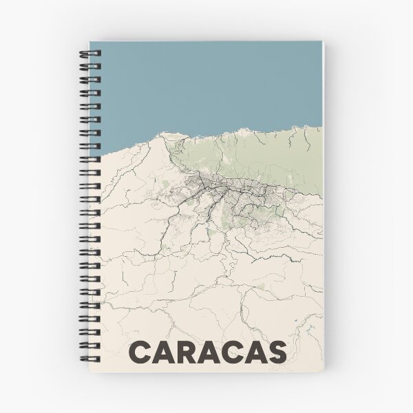 Item preview, Caracas Map designed and sold by MapsNerd.