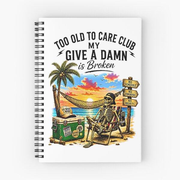 Item preview, Too Old to Care Club Don't Care My Give A Damn is Broken designed and sold by Rahamkshop.