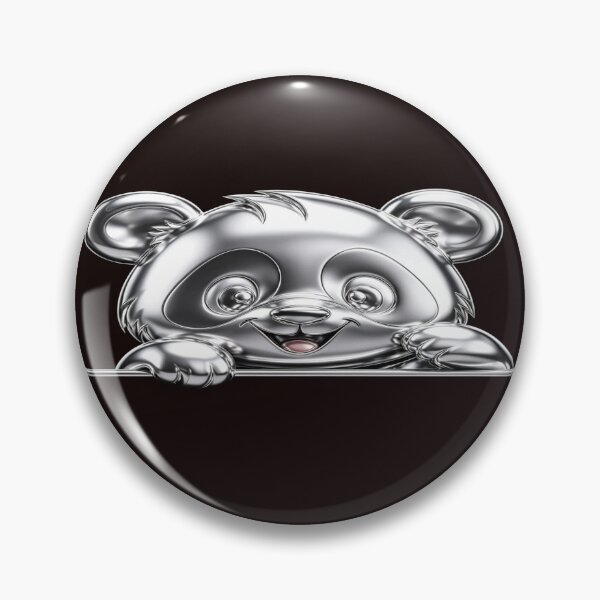 Item preview, The Chrome Smile That Surpasses the Kawaii Chrome Panda designed and sold by RAYBIL.