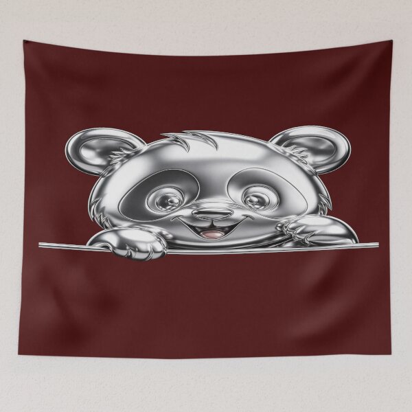 Item preview, The Chrome Smile That Surpasses the Kawaii Chrome Panda designed and sold by RAYBIL.
