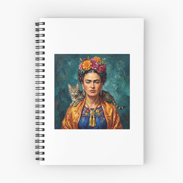 Item preview, Frida Kahlo Portrait With Cat  designed and sold by TeeARTHY.