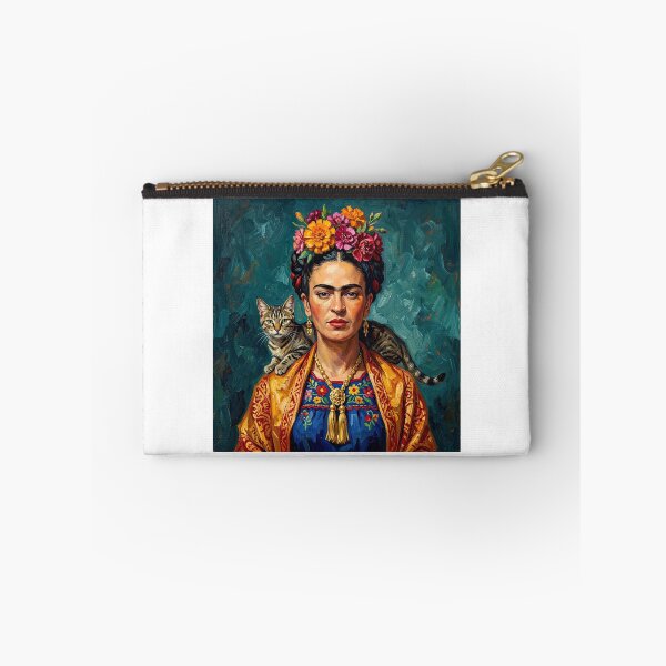 Artikelvorschau, Frida Kahlo Porträt mit Katze entworfen und verkauft von TeeARTHY.
